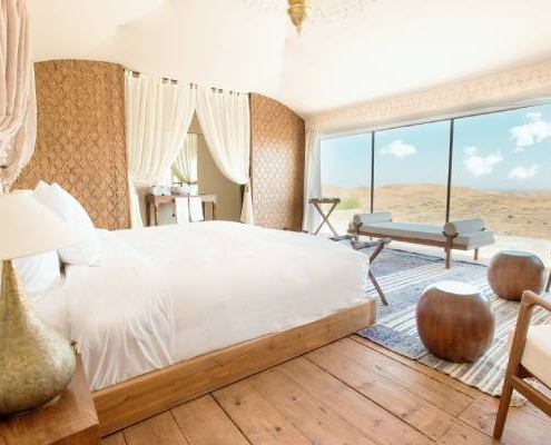 elegante Inneneinrichtung im The White Camel Lodge & Tents