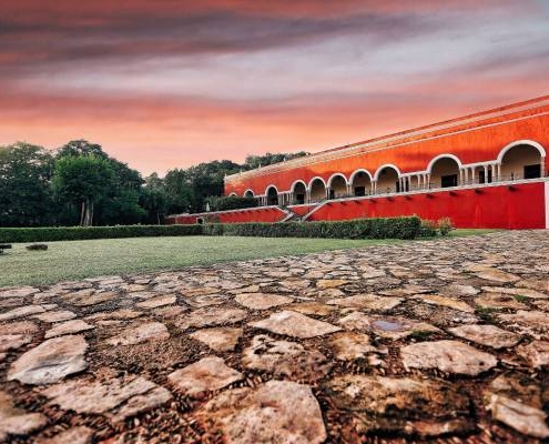während einer Yucatán Rundreise kann man in eleganten Haciendas übernachten