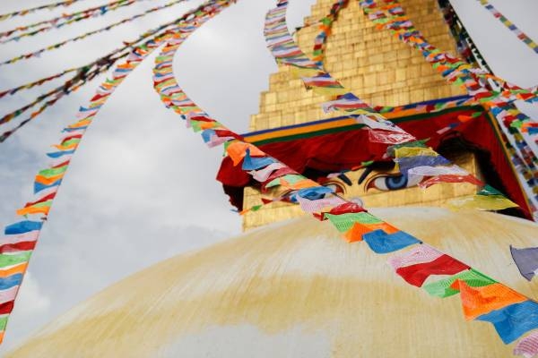 die Besichtigung der Bodnath-Stupa ist ein Höhepunkt jeder Nepal Rundreise