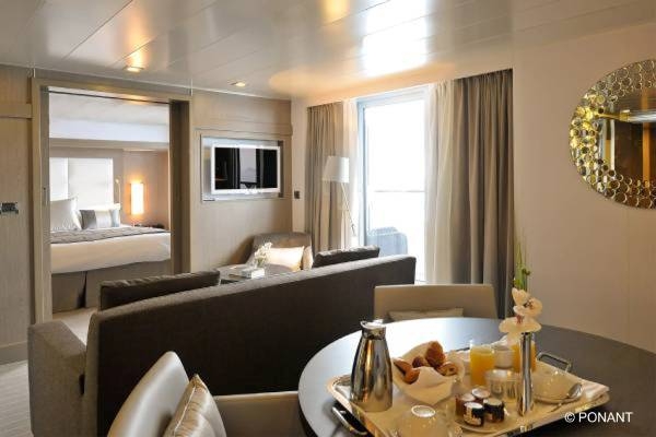 luxuriöse Owner Suite an Bord der L'Austral